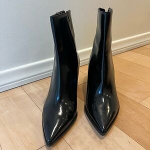 Tamara Mellon black boots size 40 1/2 hells 3 inch